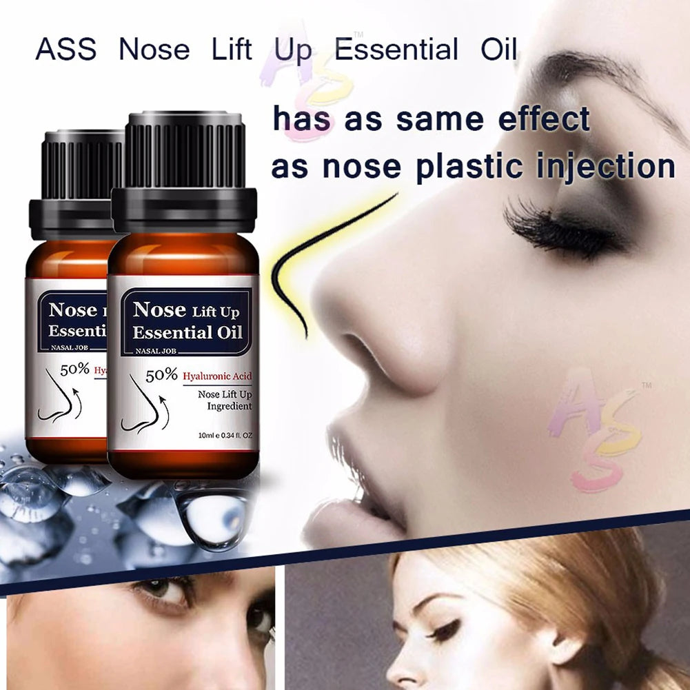 Nose Essential Oil Lift Up Heighten Rhinoplasty Collagen Firming Moisturizing Nose Shape Reshape Natural Face Skin Care