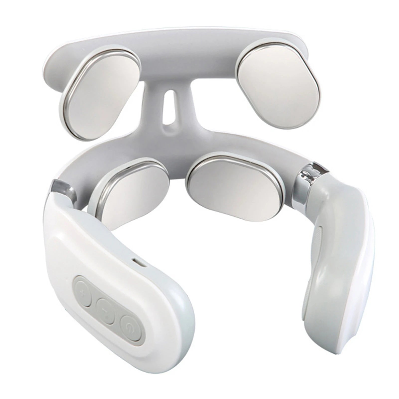 Cervical Massager 16 Modes USB Smart Pulse Heating 4 Head Neck Massager for Neck Tension