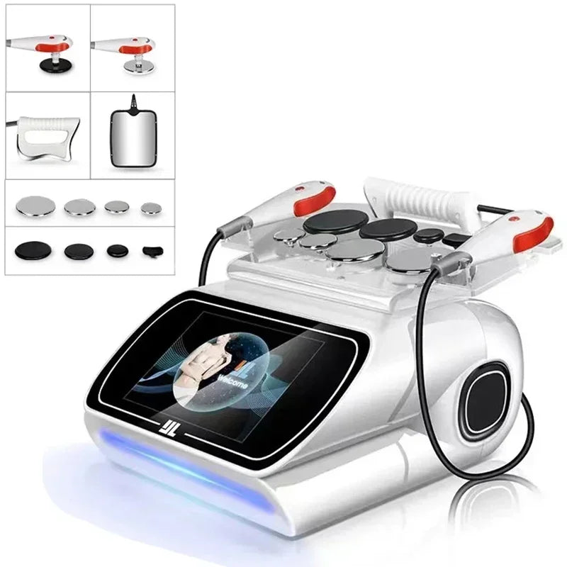 Portable 448KHZ Tecar Therapy RET CET Diathermy Body Sliming Machine Pain Relief Skin Tightening Deep Care 2024 NEW Massager