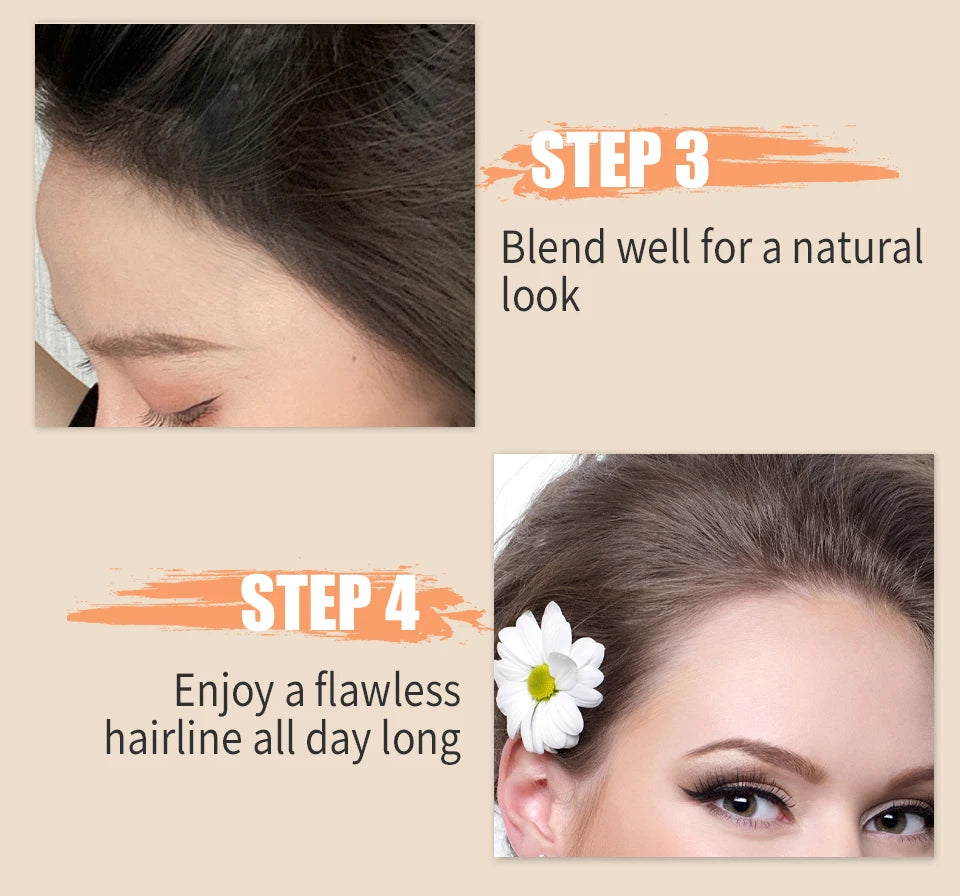 Sevich Hairline Powder Instantly Conceals Hair Loss Root Touch Up Powder Hair Loss Cover Up Hair Shadow Powder Black Hair Fibers