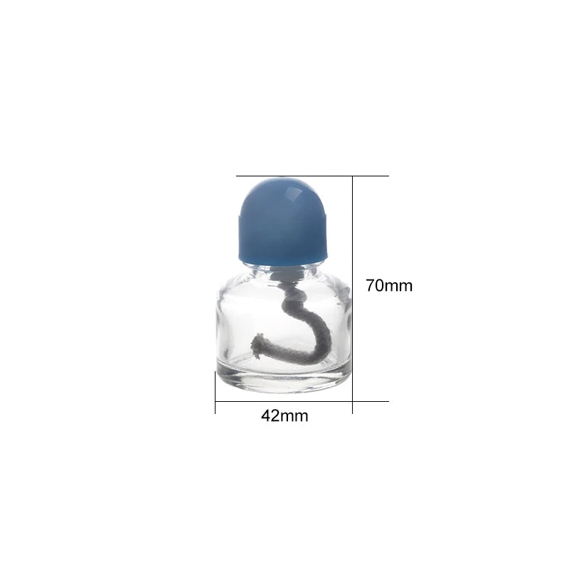 Dental Alcohol Lamp 30ML/60ML/150ML Glassware Dentist Laboratory Accessories Laboratory Heating Equipment Educational Supplies