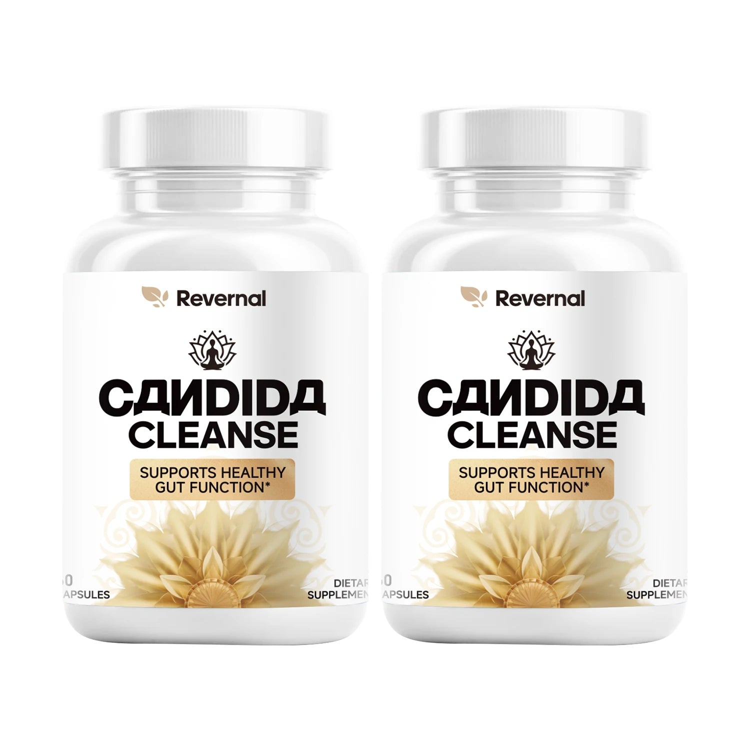 Candida Cleanse - Gut & Colon Support (60 Capsules) - for Men & Women - Natural Herbs for Intestinal Detox - Anti Yeast Overgrow