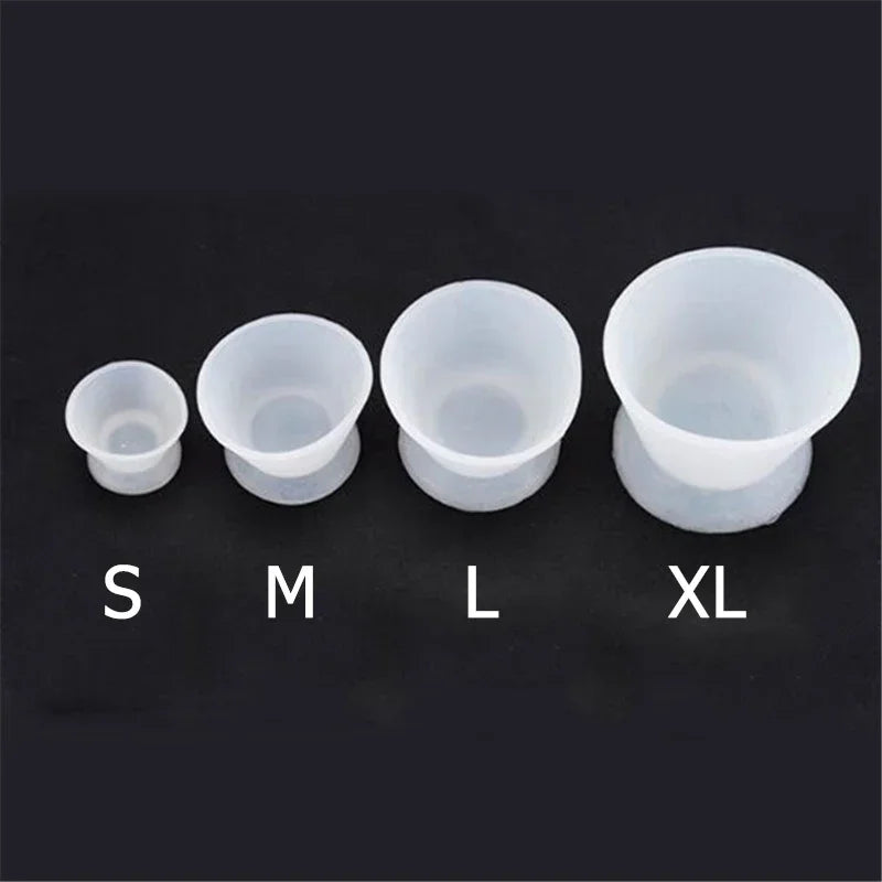 4pcs Teeth Whitening laboratory Dentist Materials Silicone Mixing Bowl Use Dappen Dishes Dental Tools Odontologia