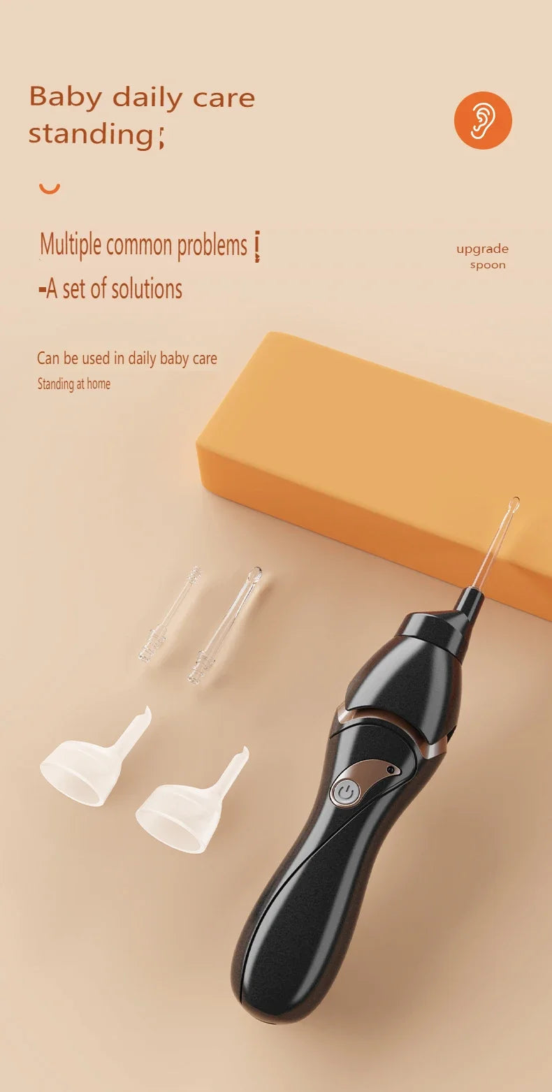 Electric Earpick for Children and Adults Electric Earpick for Earwax Ear Cleaner Earpick for Children