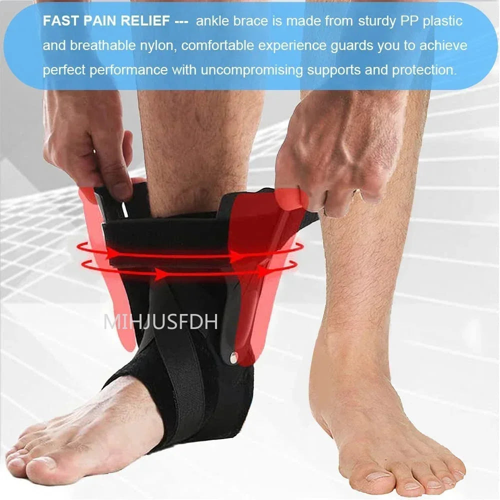 Ankle Brace for Sprained Ankle Support with Side Stabilizers for Men Women Ankle Splint Stabilizer Recovery Tendonitis