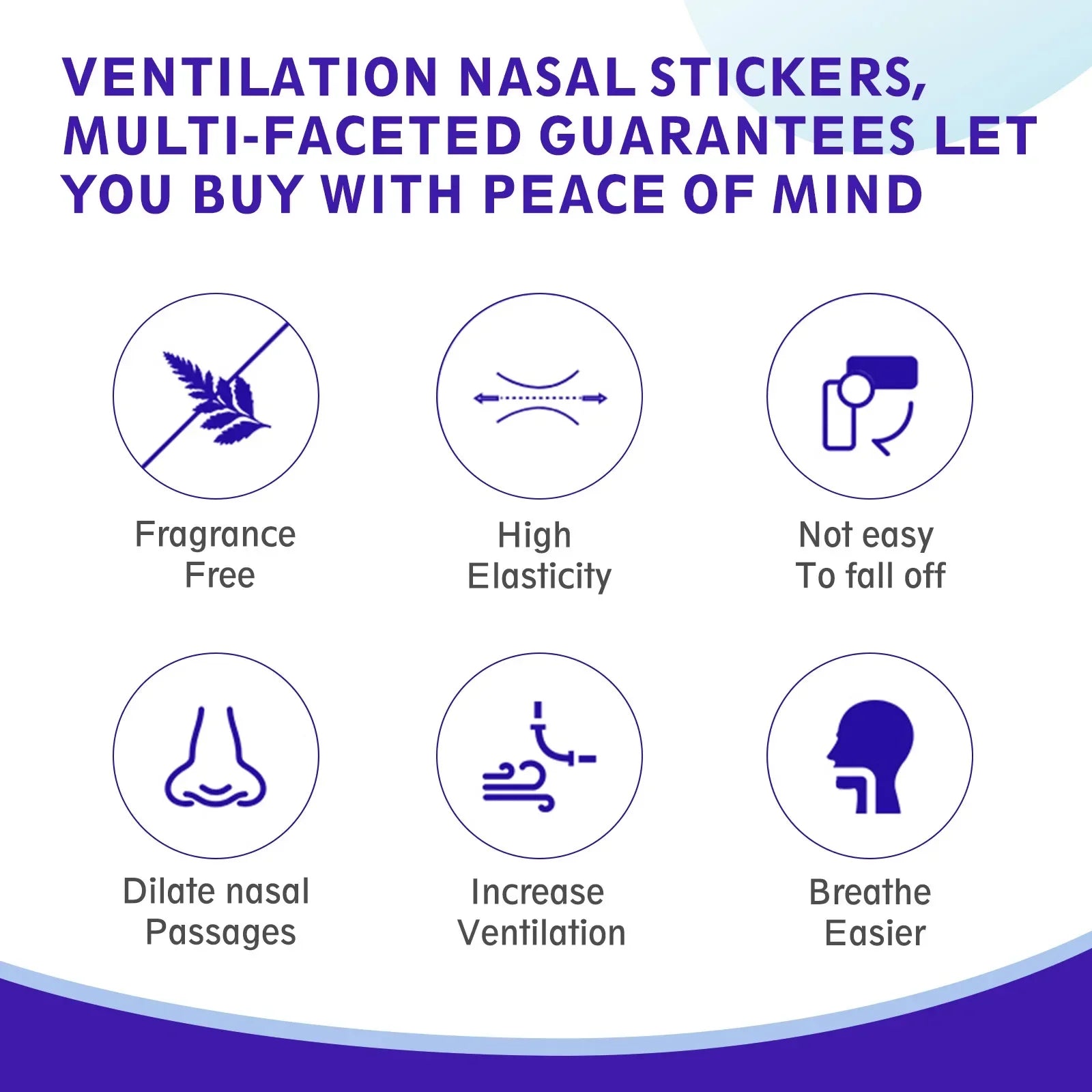 90/60/30Pcs Anti Snoring Nasal Strips Good Way Help Breathing Reduce Snore Nose Patch Better Sleep Easier Breath Aid Decive