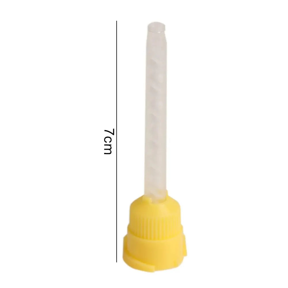 50Pcs Dental Mixing Tips Tubes Disposable Nozzles Head Impression Materials Silicone Rubber Conveying Dentistry Lab Product