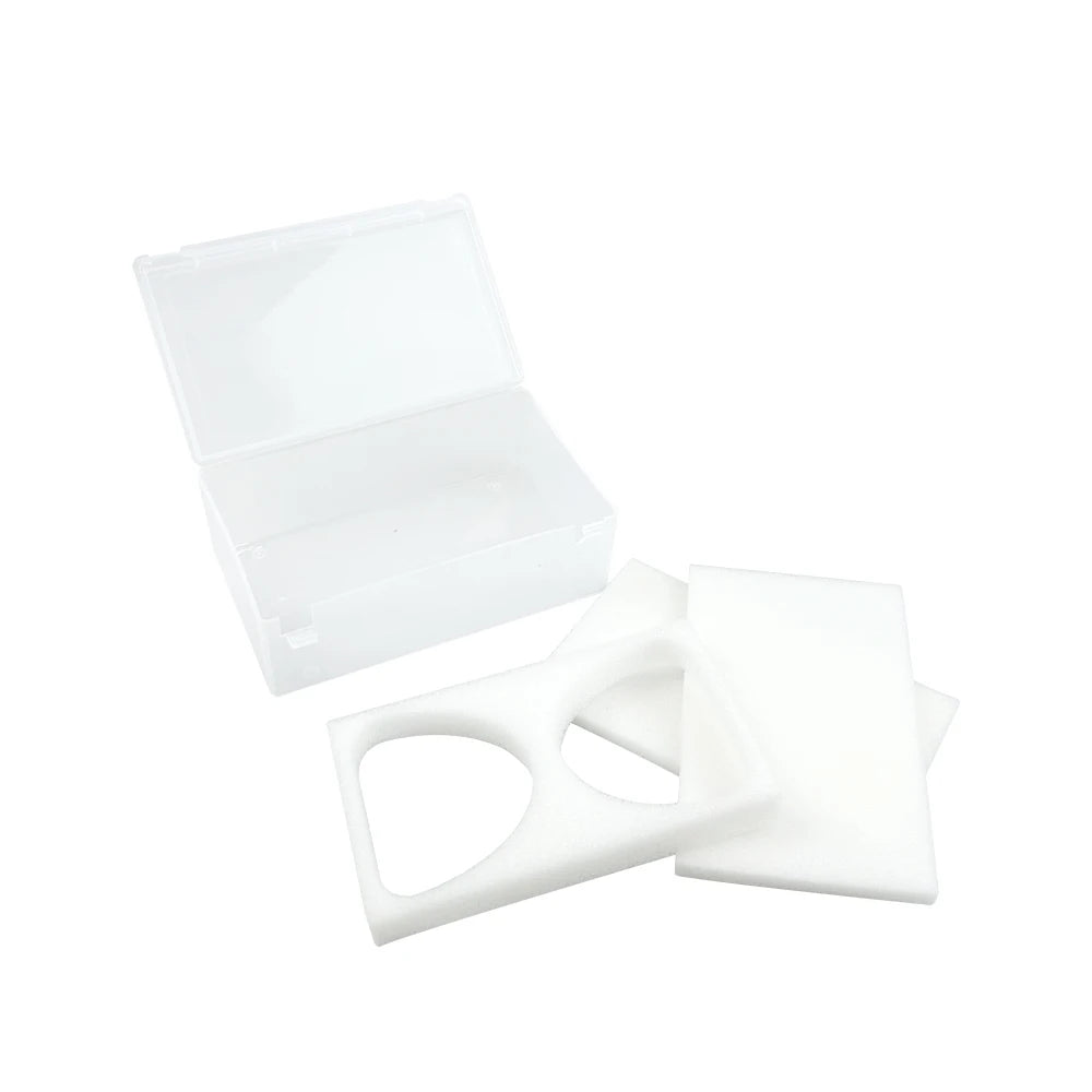 Denture Storage Boxes Dental Implant Storage Plastic Tooth Box With Foam Sponge Teeth Clinic Case Dentist Consumables