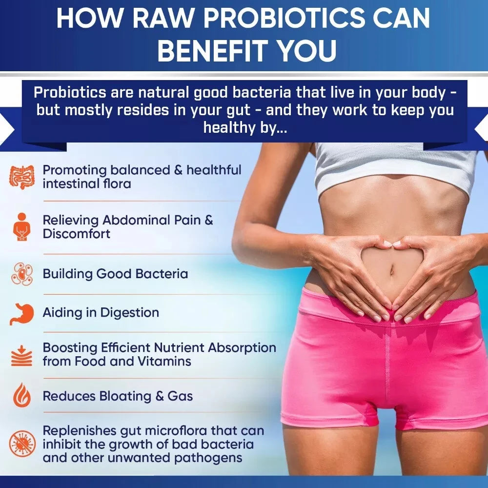 100 Billion CFU Probiotics, Probiotics for Adults, Shelf Life Probiotic Supplement with Prebiotics and Digestive Enzymes