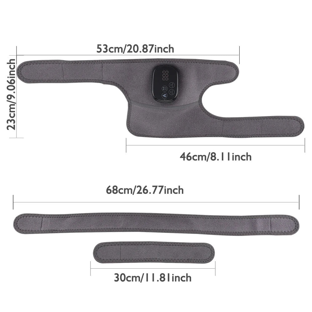 660&850nm Light Knee Massage Belt Heating Shoulder Knee Elbow Support Pad Relieves Leg Joint Muscle Fatigue Knee Brace Belt