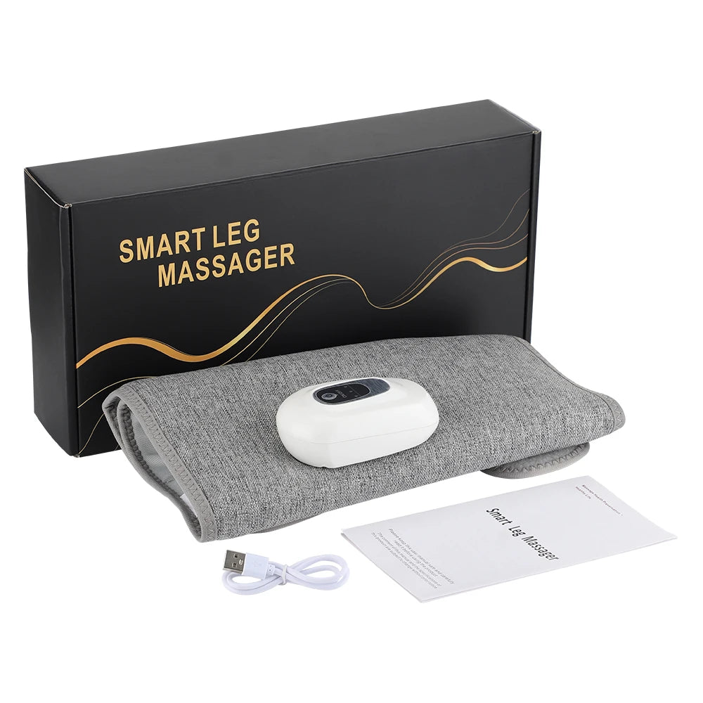 Smart Leg Massage 3 Modes Vibration Leg Air Compression Massager Electric Air Compress Foot Leg Air Pressure Massage