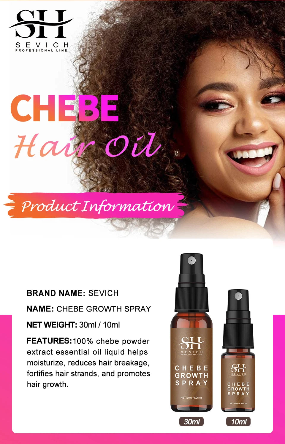 Africa Chad 100% Chebe Powder Women Traction Alopecia Treatment Oil Natural Crazy Hair Regrowth Anti Hair Break Get Rid Of Wig