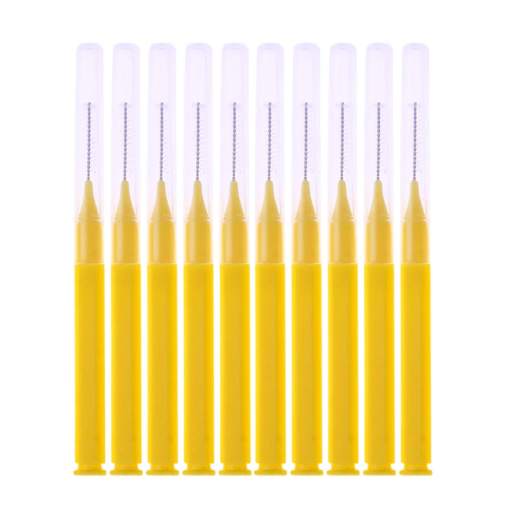 8-40PCS Interdental Brushes Dental Floss Toothpick Orthodontic Braces Brush Tooth Cleaning Tool Teeth Oral Care