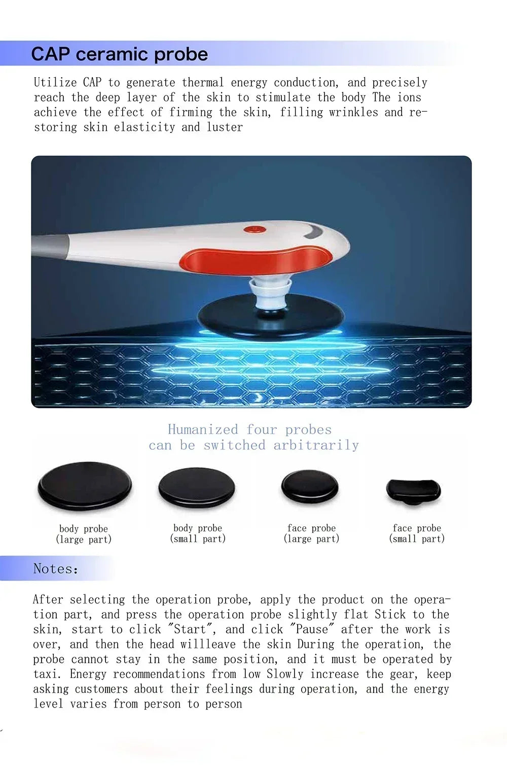 Portable 448KHZ Tecar Therapy RET CET Diathermy Body Sliming Machine Pain Relief Skin Tightening Deep Care 2024 NEW Massager