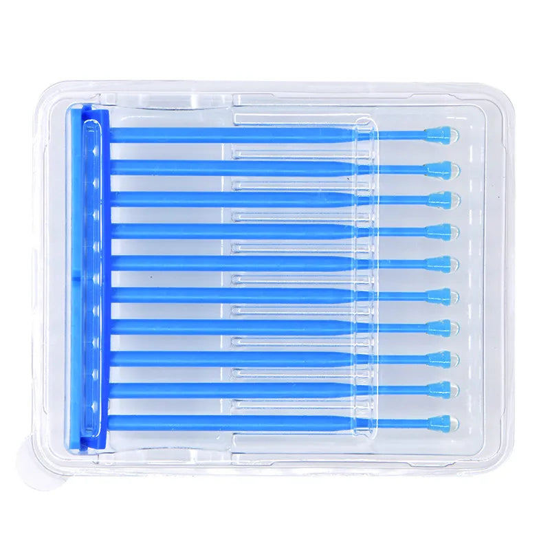 20PCS/BOX Disposable Dental Applicator Brush Sticks Adhesive Tip for Tooth Crown Porcelain Veneer Dentist Materials