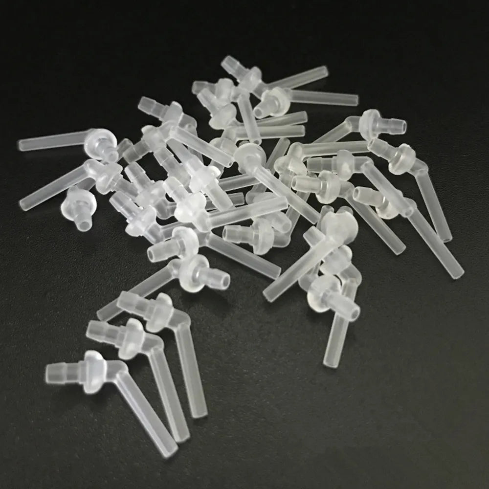 100Pcs/Bag Dental Materials Intraoral Impression Mixing Tips Nozzles Lab Denture Lab Mixer Syringe Dentistry Supplies