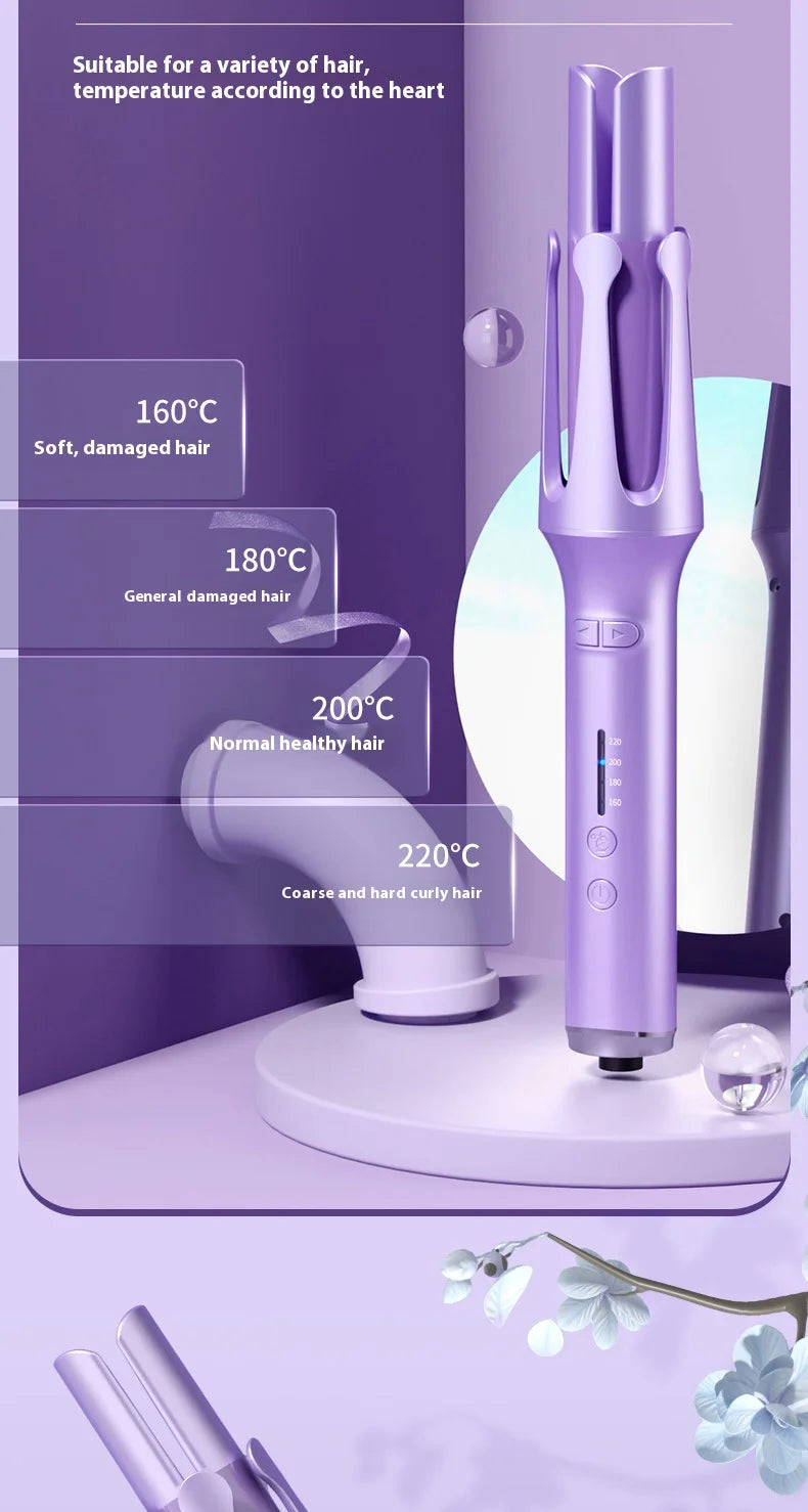 2 in 1 Automatic Curler 32mm Automatic Rotating Ceramic Curler Professional Curling Wand Curler