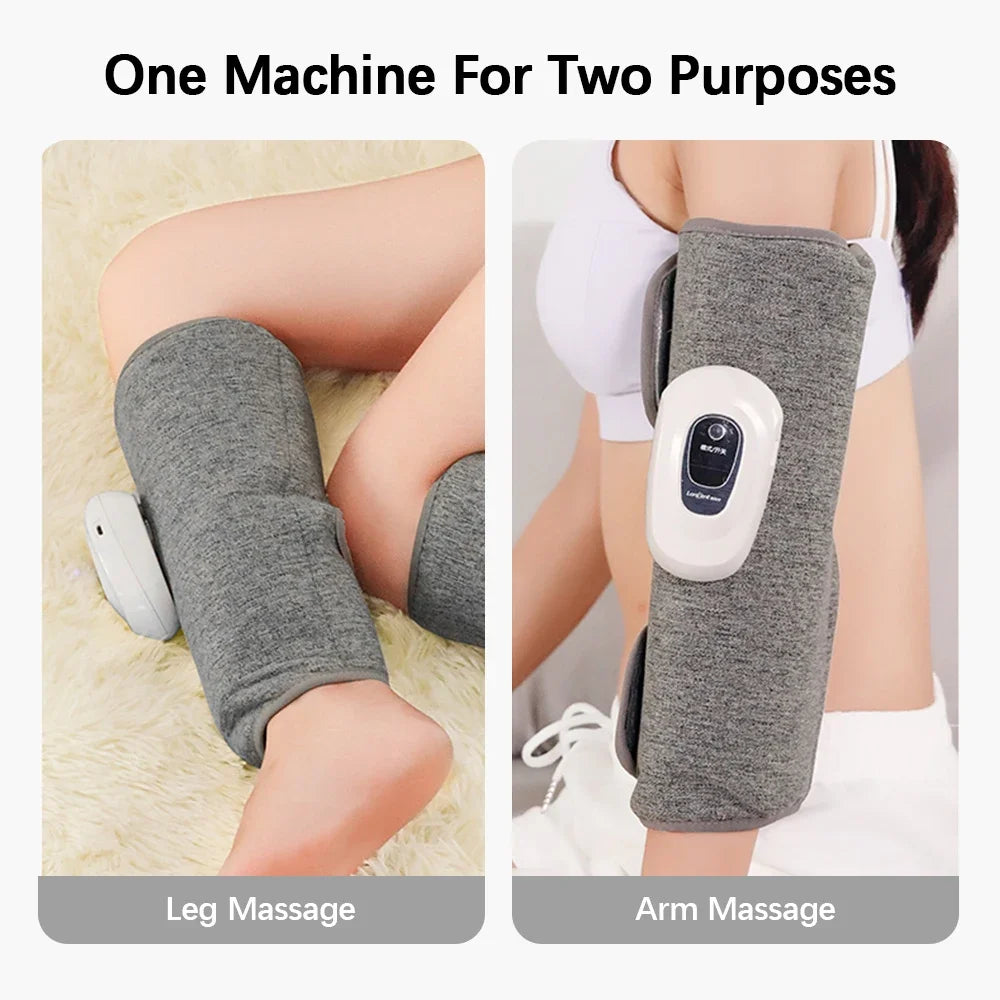 Smart Leg Massage 3 Modes Vibration Leg Air Compression Massager Electric Air Compress Foot Leg Air Pressure Massage