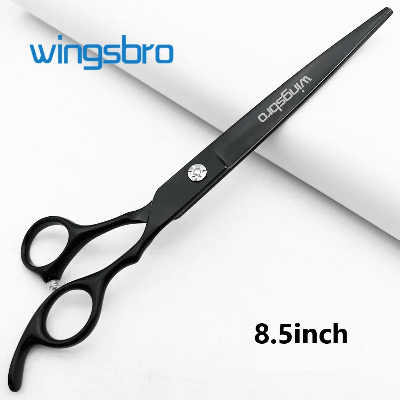 wingsbro Professional Barber Shop Scissors, 6.5/7.5/8.5 Inch Premium Stainless Steel Hairdressing Scissors, Straight Scissors