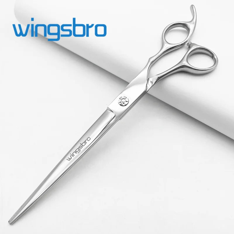 wingsbro Professional Barber Shop Scissors, 6.5/7.5/8.5 Inch Premium Stainless Steel Hairdressing Scissors, Straight Scissors