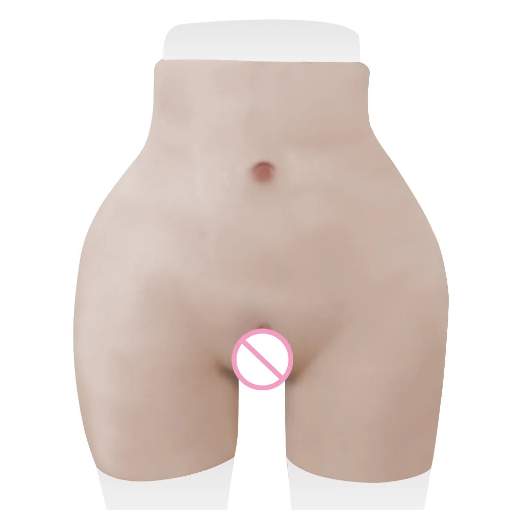 KnowU US/UK/DE Stock Silicone Pant Realistic Vagina Enhancer Hip Shorts Cosplay Costumes Artificial Underwear Pantiesfor Cosplay