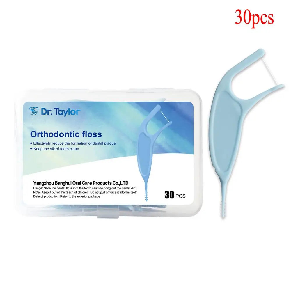 30Pcs Dental Floss Water Pick Dental Dentistry Beauty Health Dental Products Tooth Pick Interdental Brushes Dental Supplies