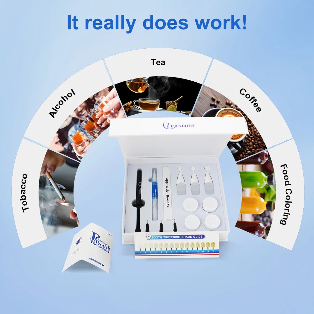 1set Dental Equipment Whitening Oral Treatment Materials Dental Whitening Tools Dental Supplies