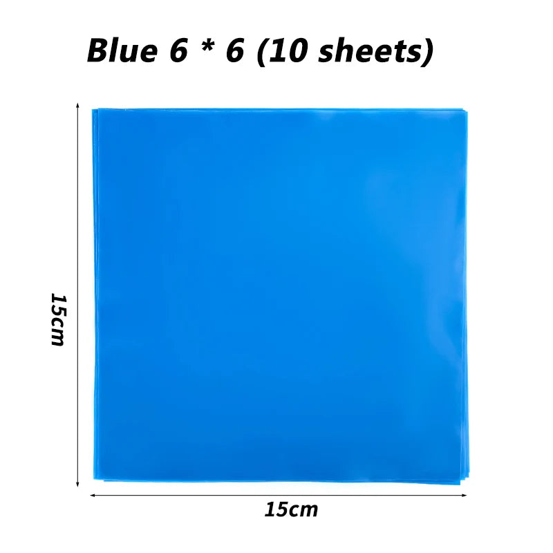 10pcs Dental Rubber Dam Natural Rubber Latex Barrier Dam Dental Dam Sheet 5*5/6*6" Oral Care Materials Dentist Surgical Supplies