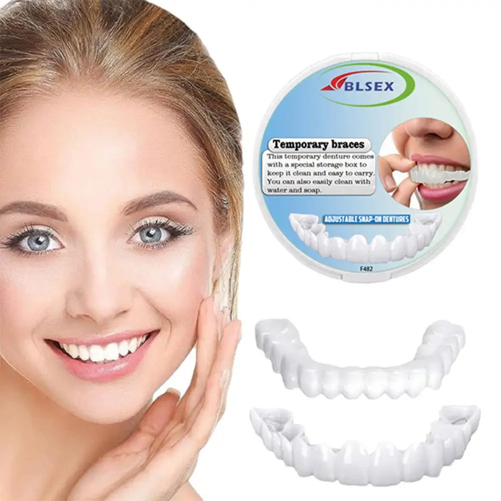 Fake Teeth Veneers Detachable And Reusable Veneers Teeth Teeth With Comfortable Fit Temporary Teeth Dentures Fake Tooth For
