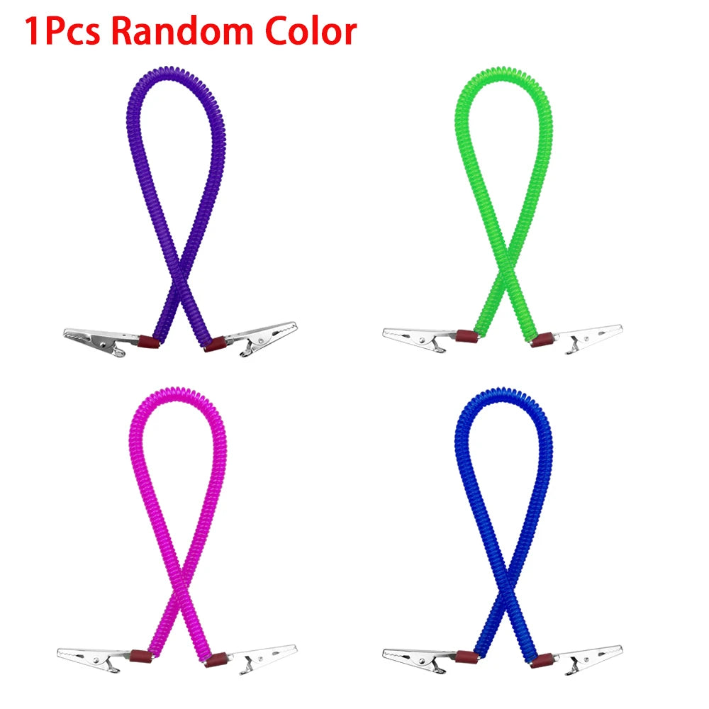 1Pcs Oral Dental Supplies Tool Scarf Clip Napkin Towel Holders Spring Rope Dentistry Material Adult Kids Bib Napkin Holders