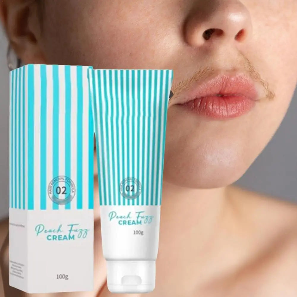 Lip Hair Removal Cream Hair Removal Cream For Face Fuzz Hair Remover Cream Upper Hair Removal Fuzz Remover For Facial 100g