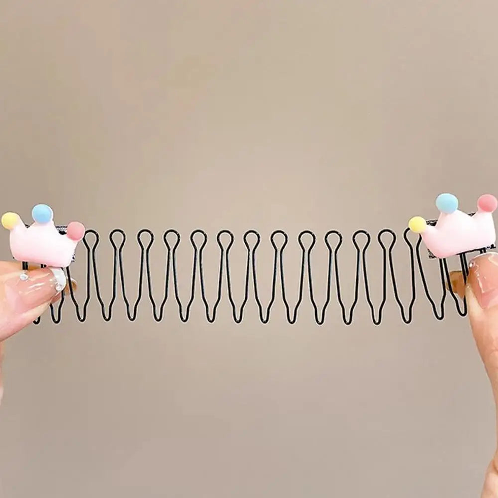 Hair Comb Clips Flower Crown Broken Hair Hairpins Side Combs Strong Hold Hairpins Accessories for Bun Styling Girls Women