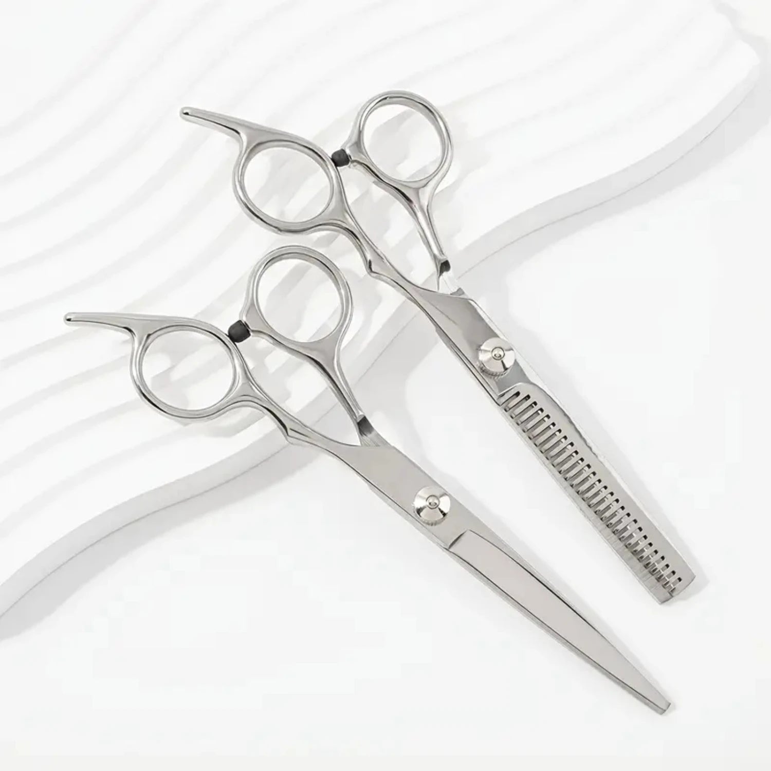 Professional Family Salon Hairdressing Scissors Barber Finger Ring Hairdressing Tool Cutting Scissors