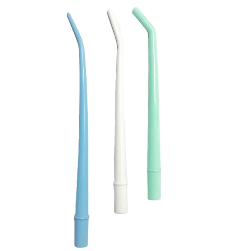 25Pcs/Bag Disposable Dental Suction Tip Saliva Ejector Dentistry Slender Curved Tip Straws Dentistry Clinic Tool Dental Supplies
