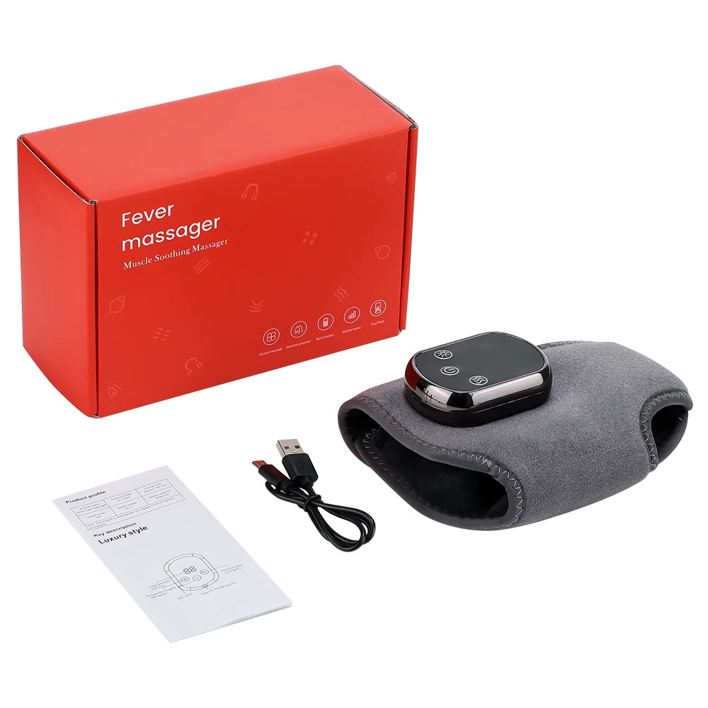 Electric Foot Heat Massager Hot Compresses Vibration Massager Breathable Material Foot and Ankle Joint Hot Compress Protection
