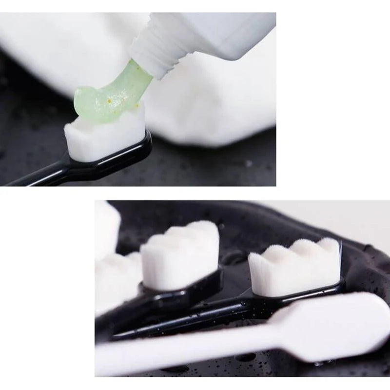 Ultra-fine Toothbrushes Wave Nano Million Bristles Deep Teeth Cleaning Soft Tooth Brush Travel Portable Oral Care Hygiene Tools