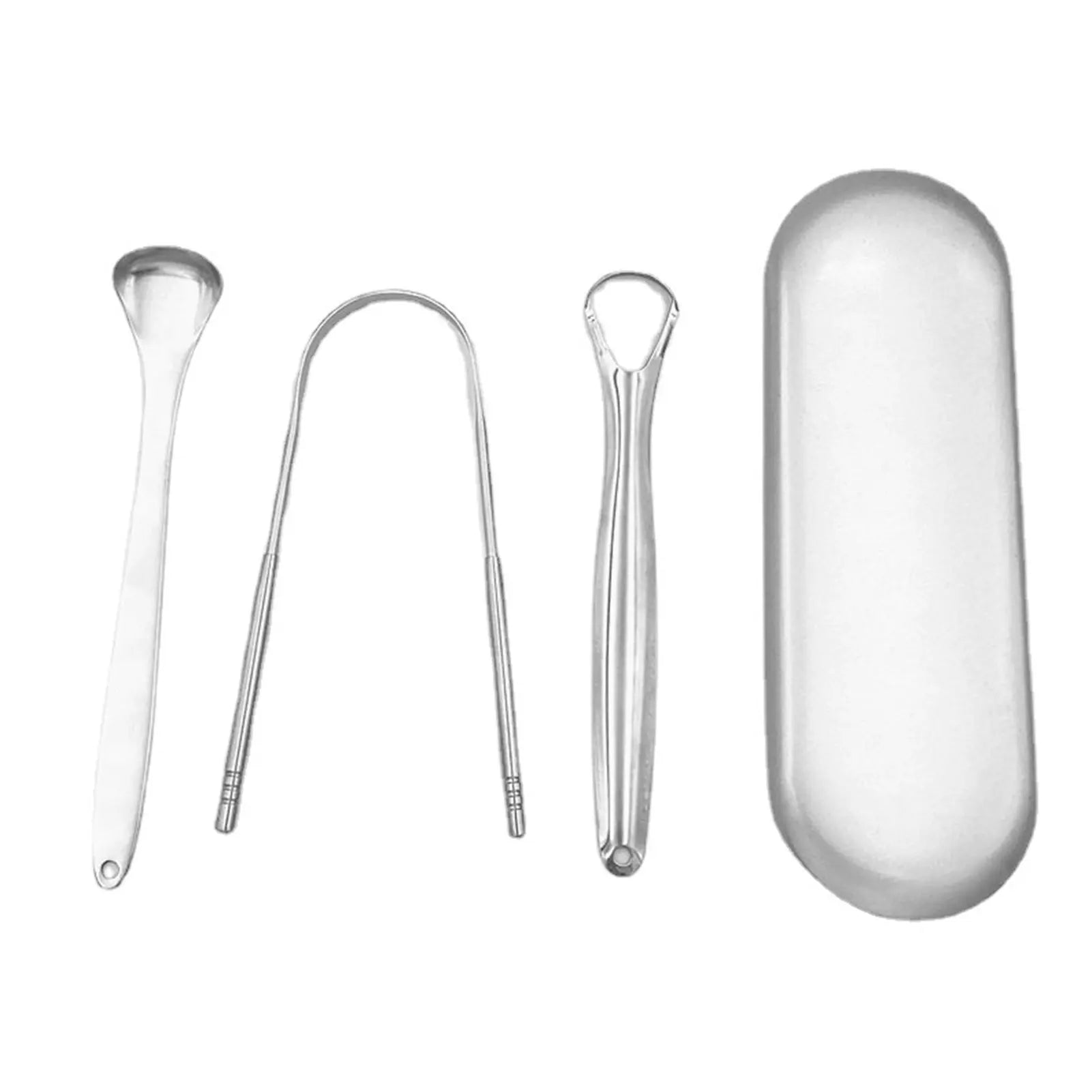 3Pcs Tongue Scrappers Stainless Steel Tongue Scraper Tounge Scraper Cleaner For Adults And Kids Portable Tongue Cleaner