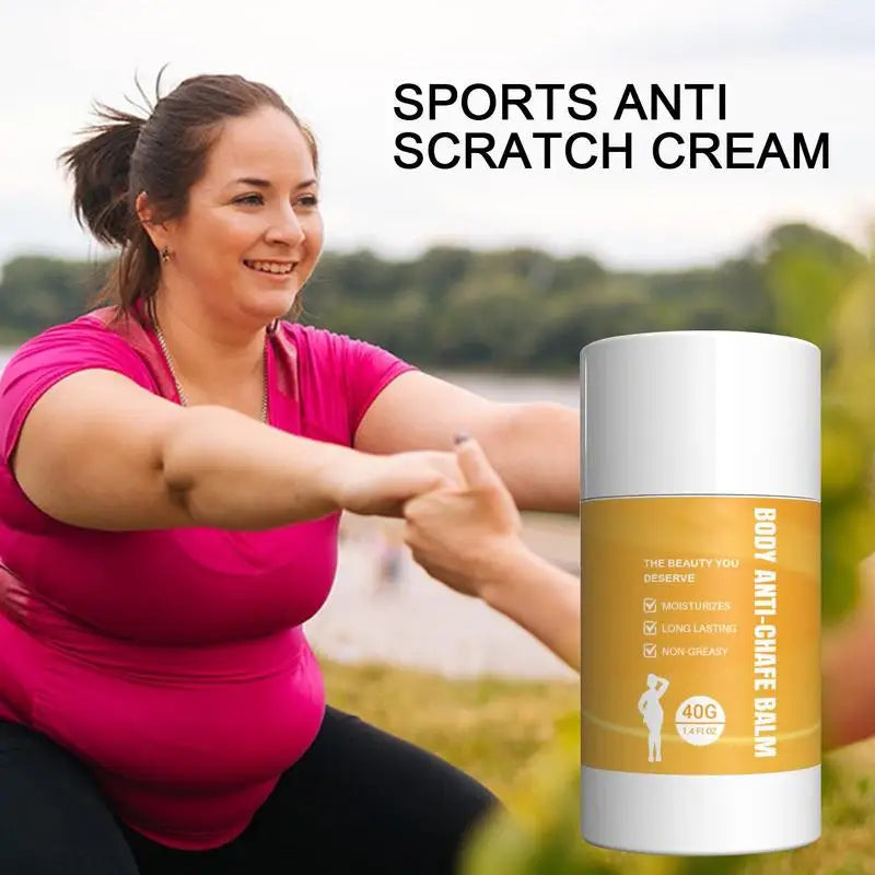 Anti Chafing Balm 40g Anti Chafe Stick Inner Thigh Anti Friction Exercise Prevent Rubbing Skin Irritation For Arm Leg Chest Butt