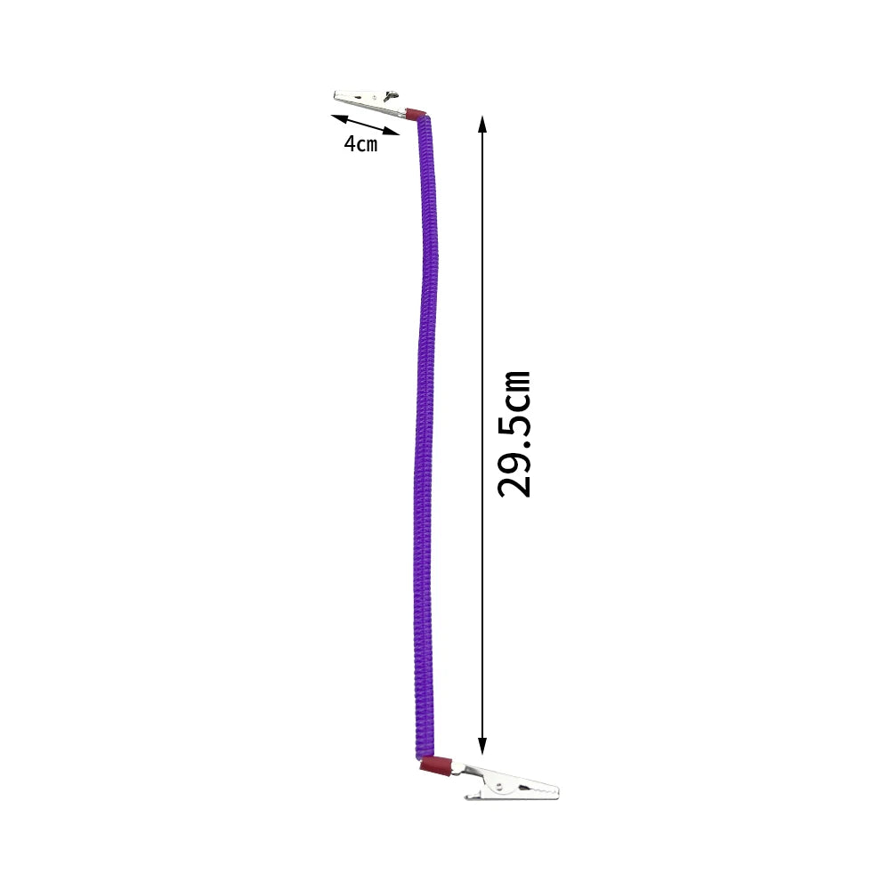 1Pcs Oral Dental Supplies Tool Scarf Clip Napkin Towel Holders Spring Rope Dentistry Material Adult Kids Bib Napkin Holders