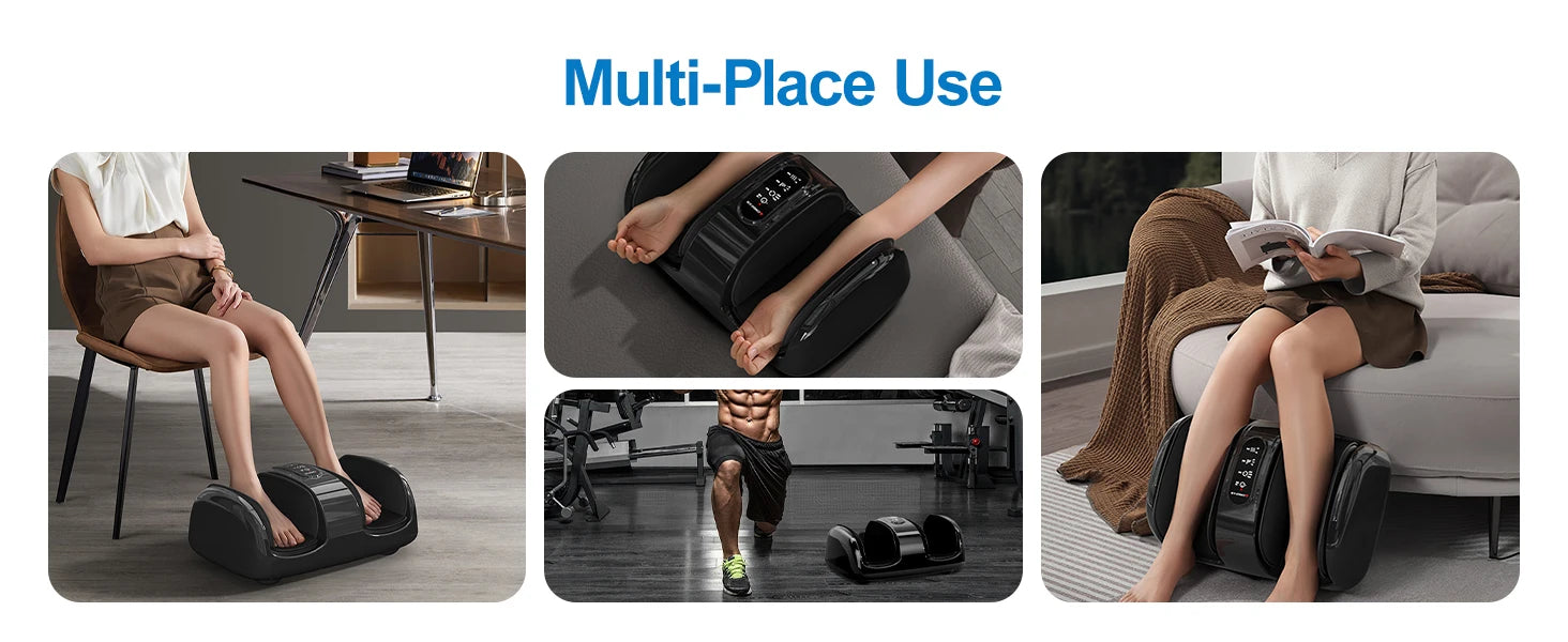 Shiatsu Foot Massager Electric Feet Massage with Heat and Deep Tissue Kneading for Relief Stress, Deep Rolling Massage,Best Gift