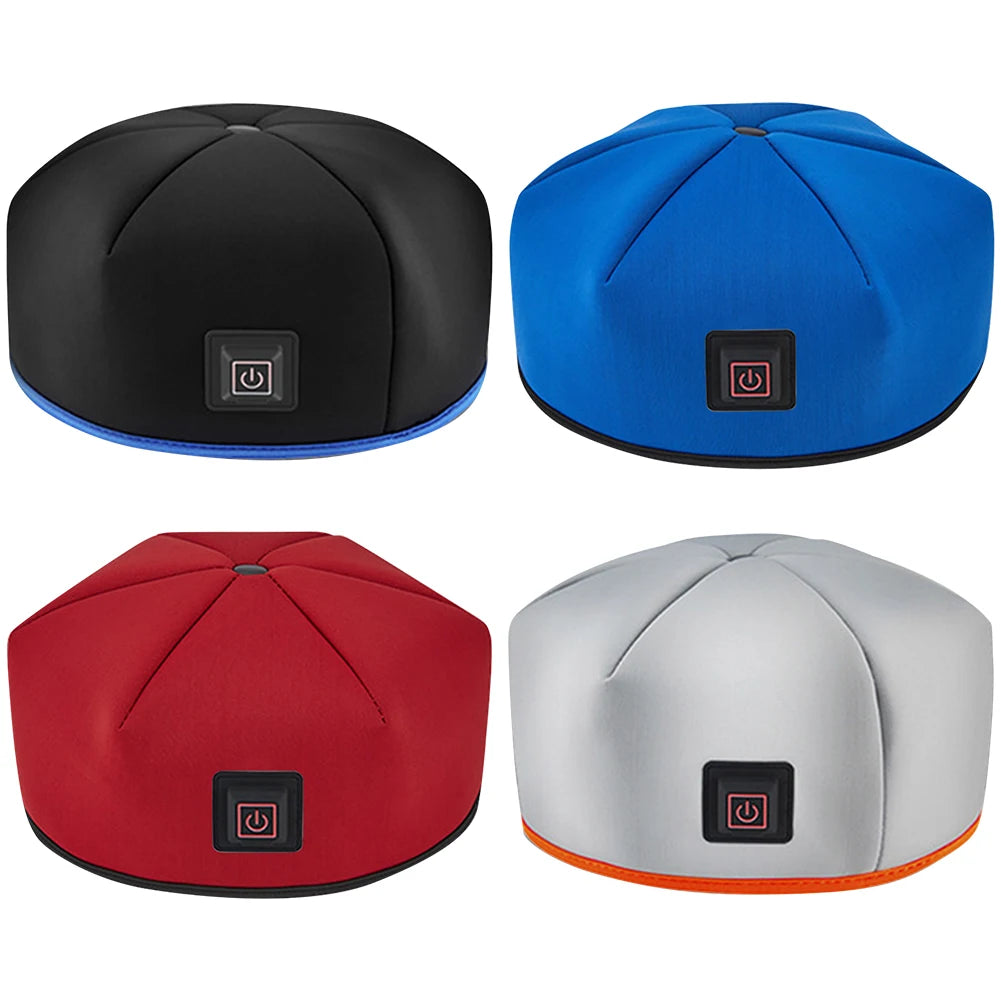 Red Light Hair Growth Cap Hair Growth Hat Rechargeable Hair Regrowth Beanie Full Scalp Cap for Hair Loss Treatments