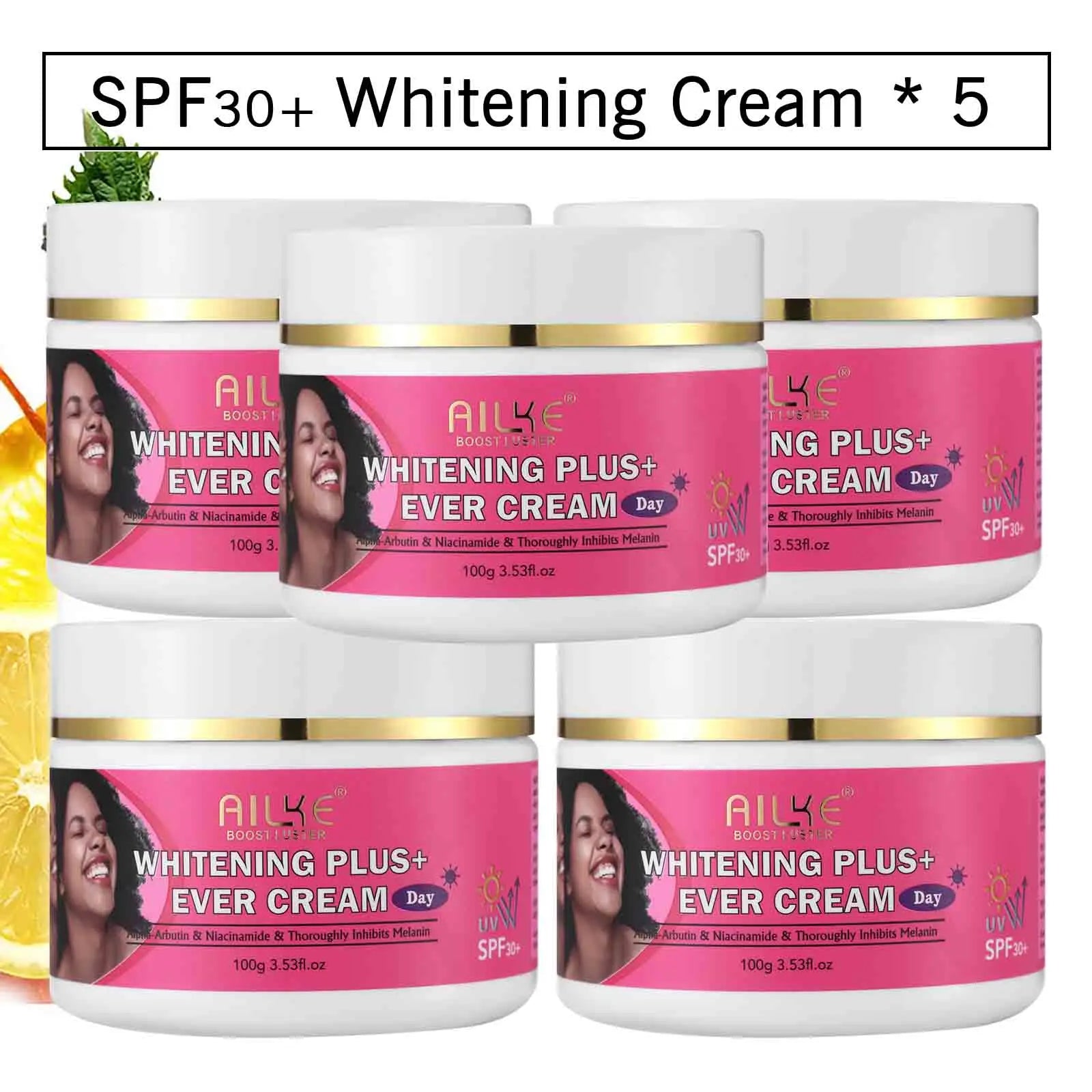 AILKE Women Whitening Face Cream, Brighten Skin, Moisturizing, Resists Melanin And Uv Rays, With Organic Niacinamide, Arbutin