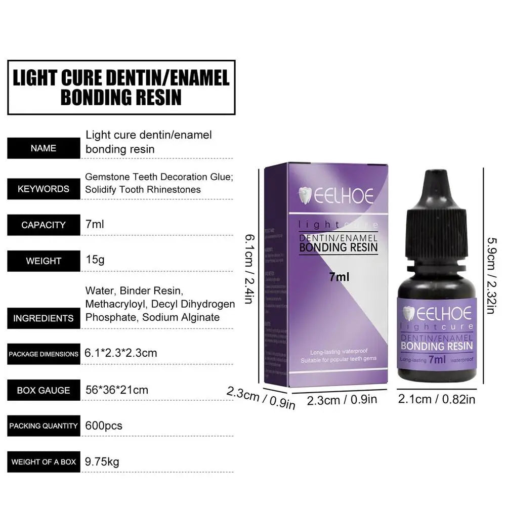Dental Self-adhesive Gluel Tooth Gem Glue For Tooth Gems Diamond Kit Glue Teeth Crystal Jewelry Tooth Orthodontic Adhesive Gel