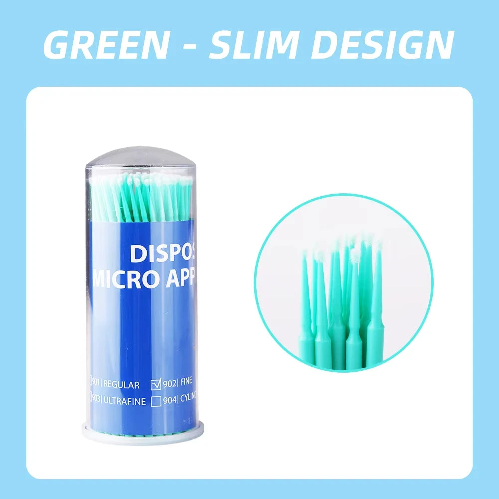 Dental Micro Applicators Cotton Swab Stick Mascara Wands Disposable Micro Brush Teeth Oral Materials Dentistry Dentist Supplies