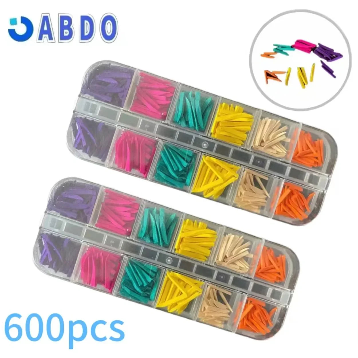 Dental 300pcs/Set Disposable Restoration Interdental Composite Contoured Wood Wooden Wedges Odontologia Materiais Dentistica