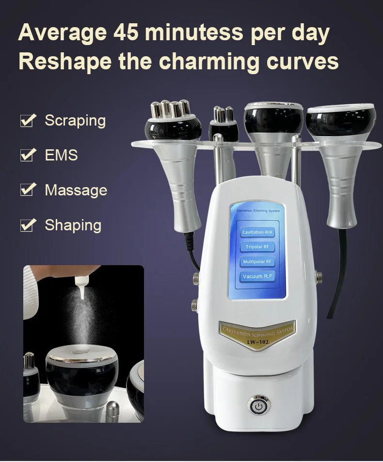 New 4 In 1 40k Cavitation Ultrasonic Body Care Tool