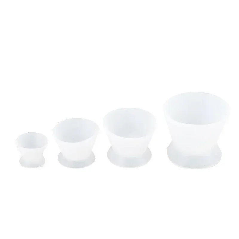 4pcs Dental Materials Silicone Mixing Bowl Use Dappen Dishes Teeth Whitening Laboratory Tools Odontologia Dentistry