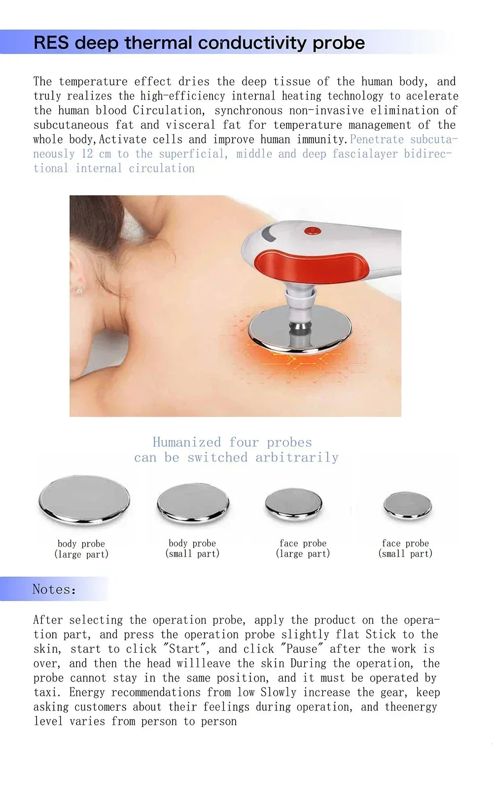 Portable 448KHZ Tecar Therapy RET CET Diathermy Body Sliming Machine Pain Relief Skin Tightening Deep Care 2024 NEW Massager