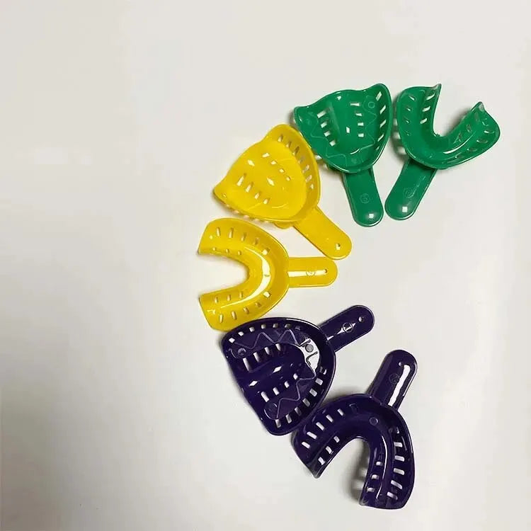 Disposable Dental Specialized Tools Dental Trays For Impressionsdental Trays Daily Care Rounded Edges For Cleaning Dental Tools