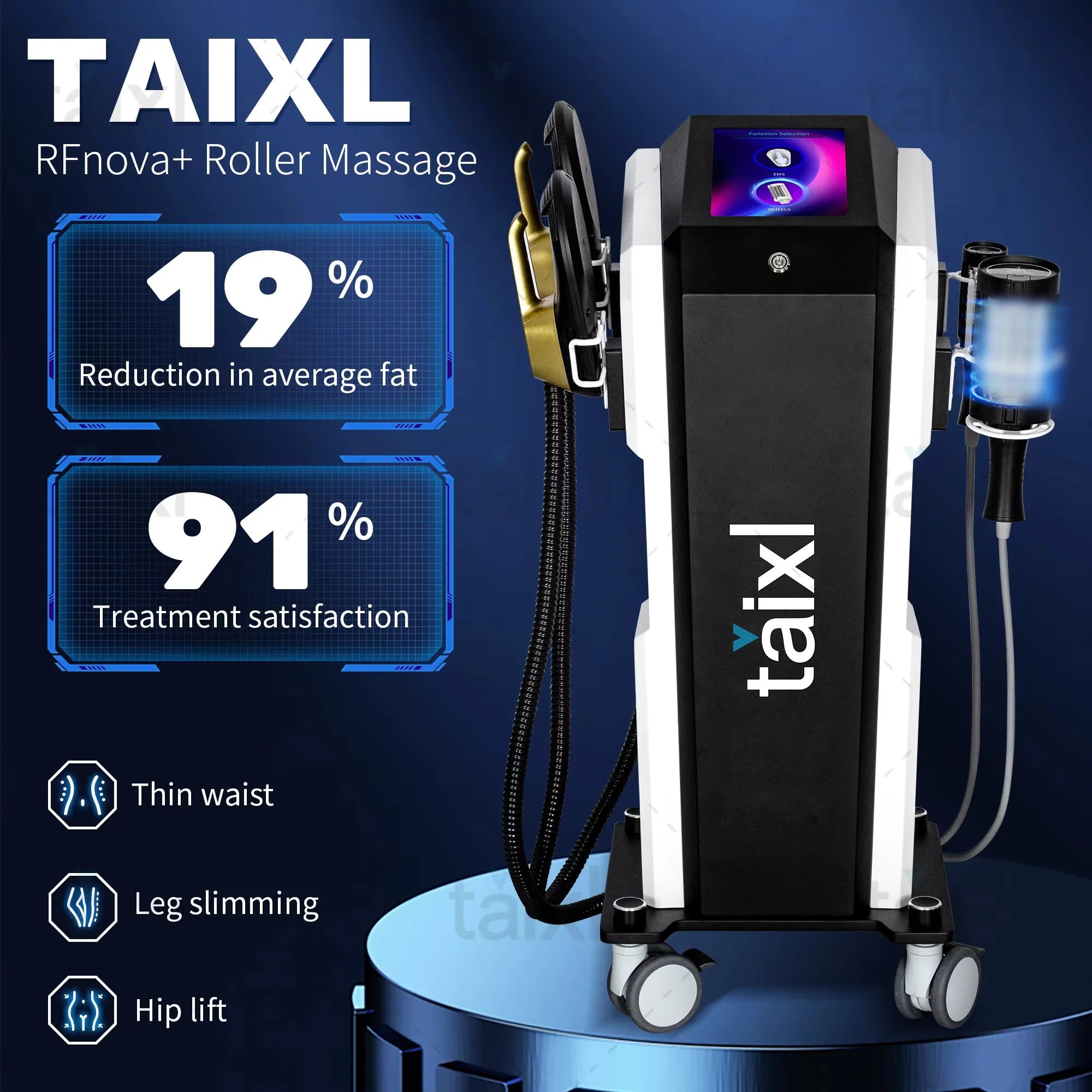 Inner Ball Roller Machine Neo RF Body Sculpt Machine Vacuum Inner Ball Roller 360 Degree Rolling Cellulite burning